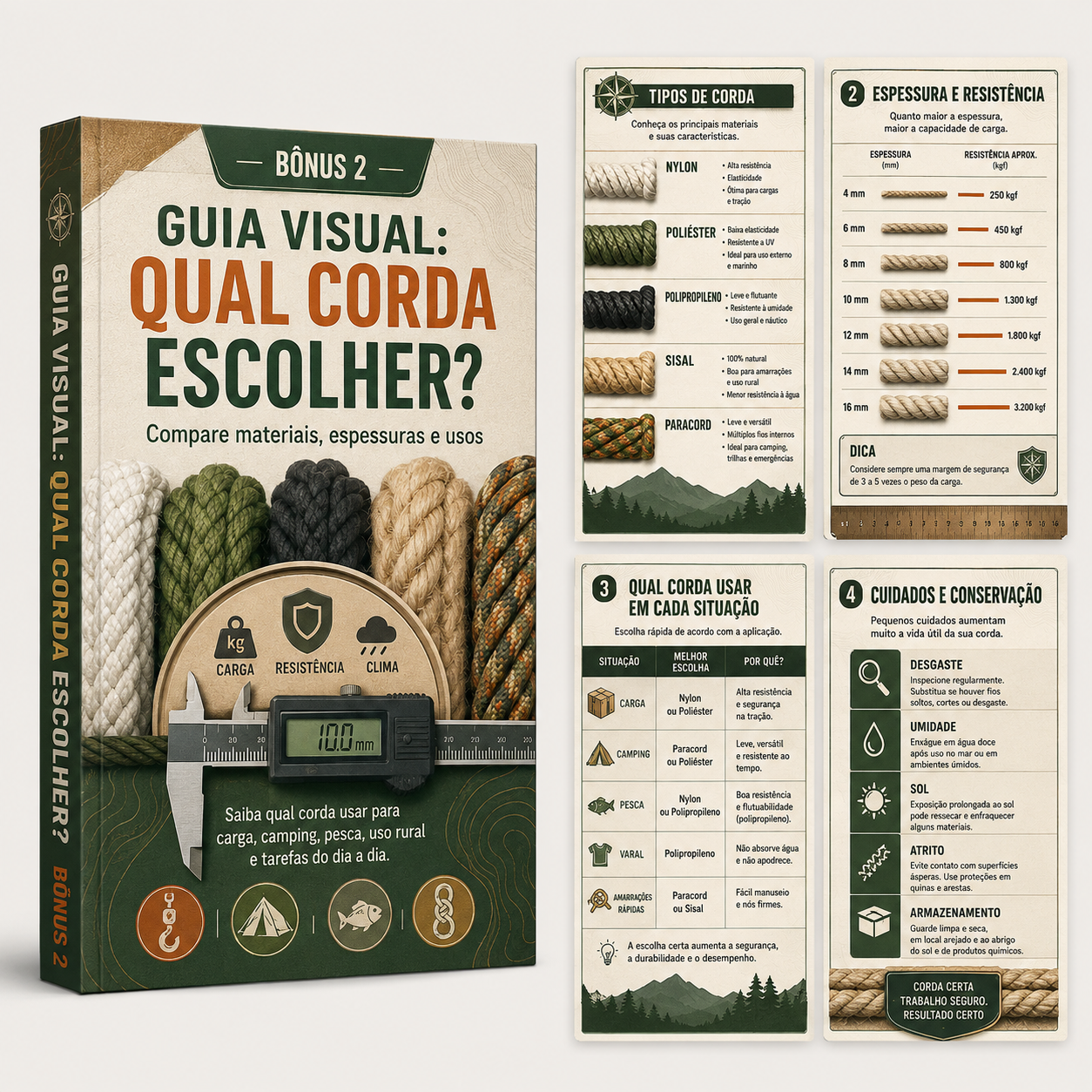 Mockup do bônus Guia Visual de Cordas
